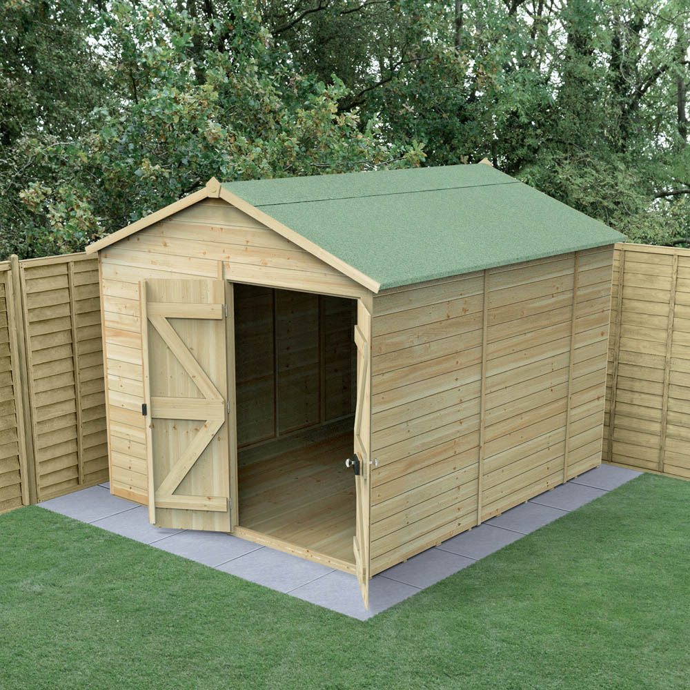 Forest Garden Timberdale 8 x 10ft Apex Shed Image 2