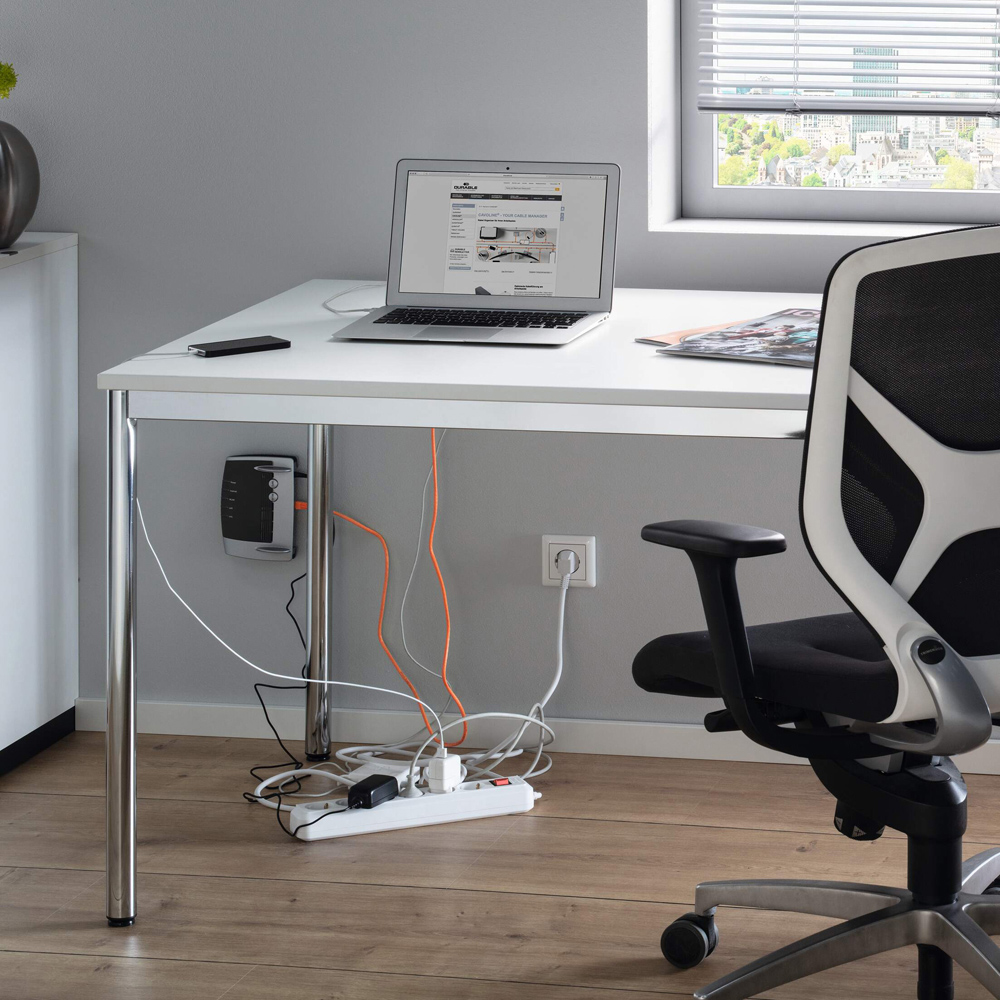 Durable Cavoline Grey Large Cable Organiser Image 9