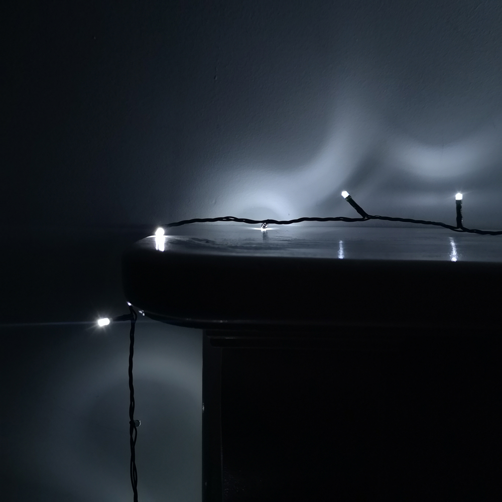 Premier SupaBrights 720 Cool White LED Multi-Function Green Cable String Light 57.5m Image 4