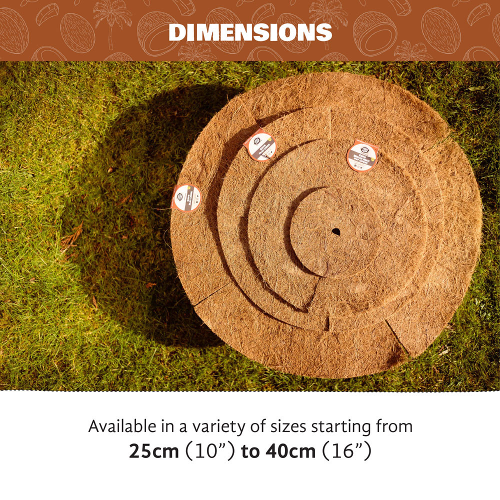 Coco & Coir Coco Flat Liner 30cm Image 5