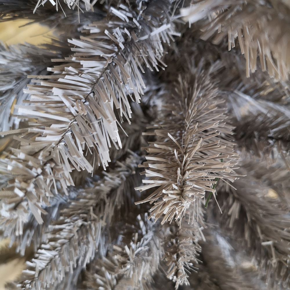 Samuel Alexander Grey Wrapped Pencil Pine Artificial Christmas Tree with 460 Tips 8ft Image 5