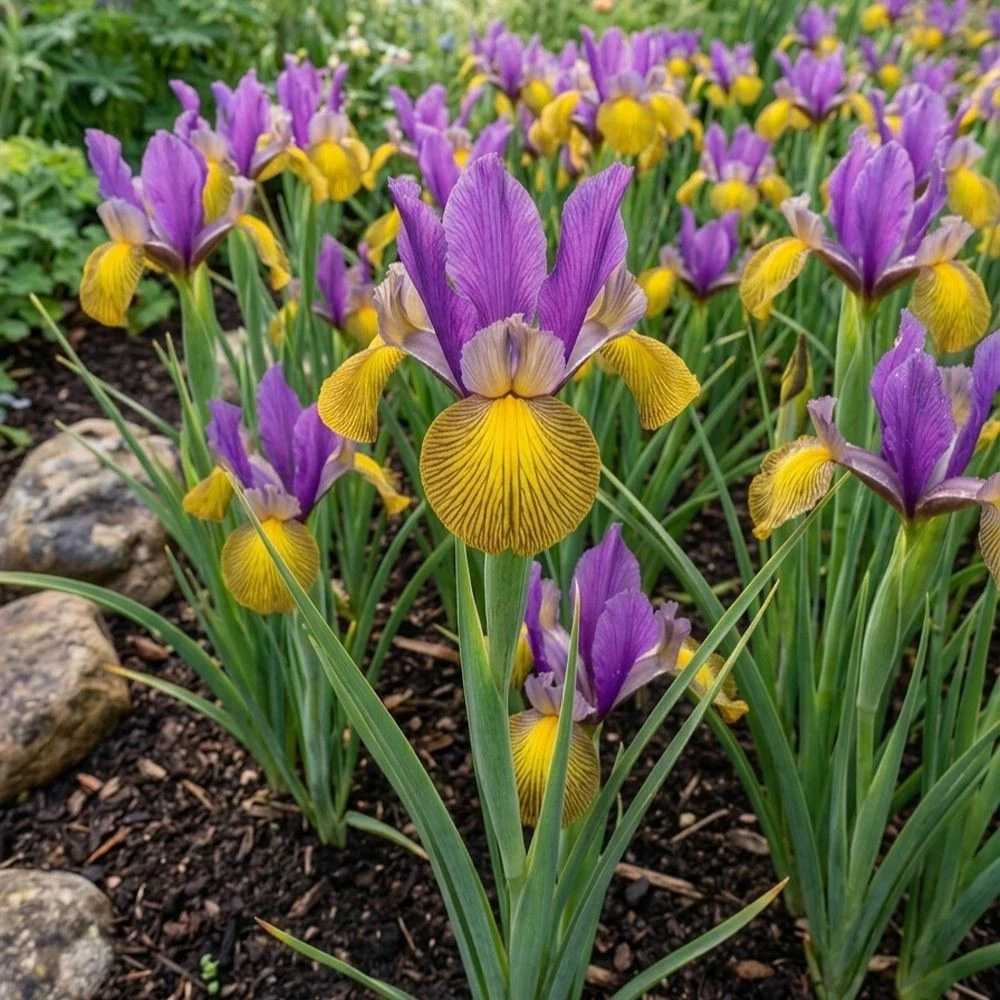 Thompson and Morgan Iris Picasso Autumn Planting Bulb 16 Pack Image 2