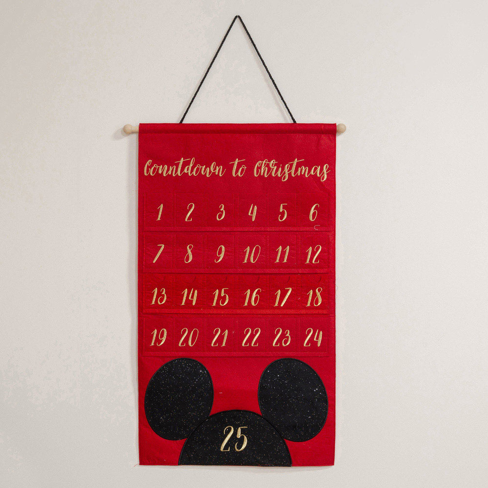 Disney Fabric Mickey Advent Calendar Image 2