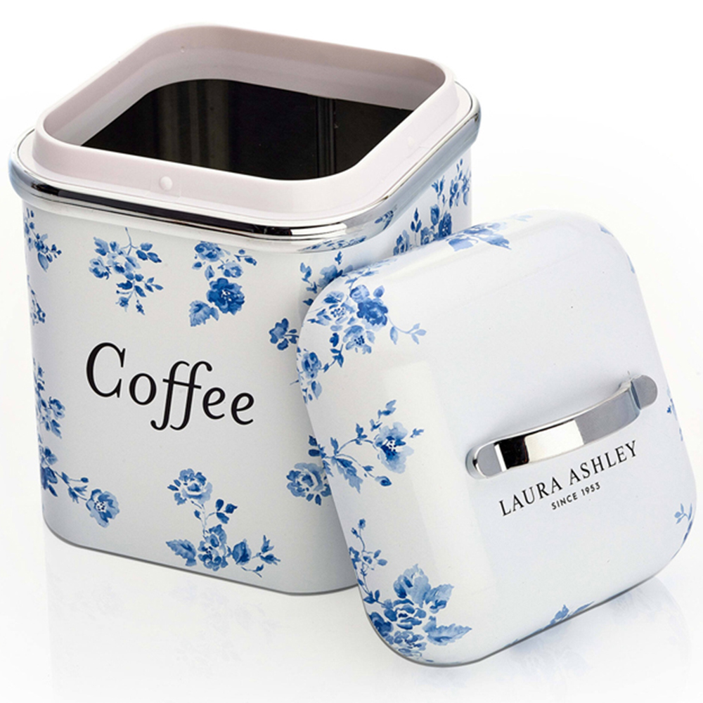 Laura Ashley Cream Floral 3 Piece Kitchen Canister Set Image 5