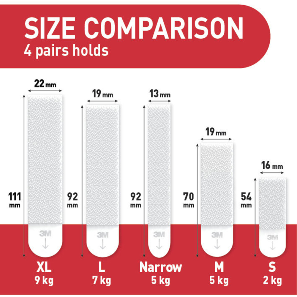 Pack of 12 Command Picture Narrow Hanging Strips Image 9
