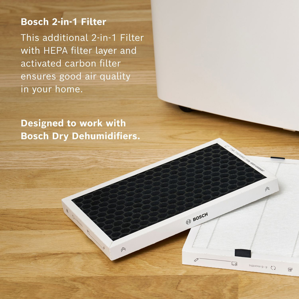 Bosch Dry 2000 Dehumidifier with 2-in-1 Filter 12L Image 3
