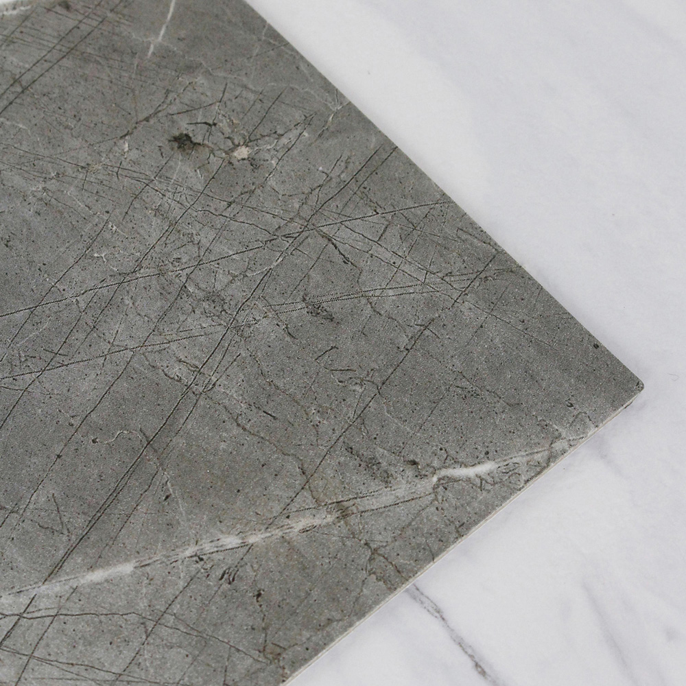 Floorpops Marble Grey and White Bonneville Peel and Stick Floor Tile 30.48 x 30.48cm 10 Pack Image 3