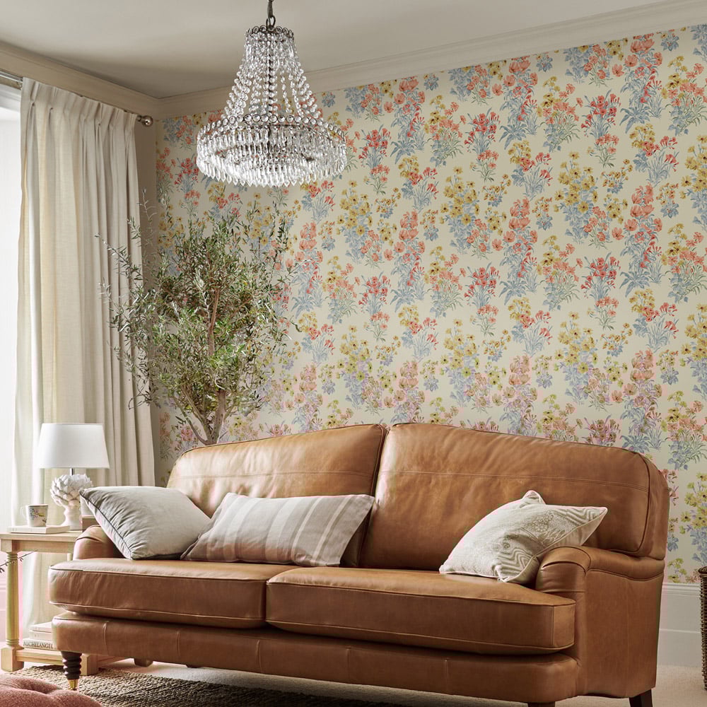 Laura Ashley Megan Ochre Yellow Wallpaper Image 3