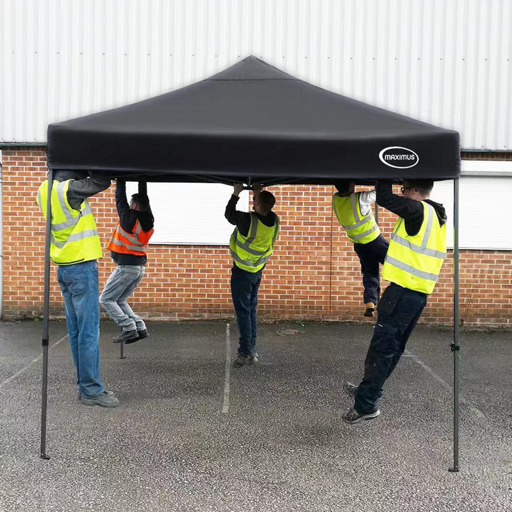Maximus Beige Pop Up Patio Canopy Tent 3 x 3m Image 3