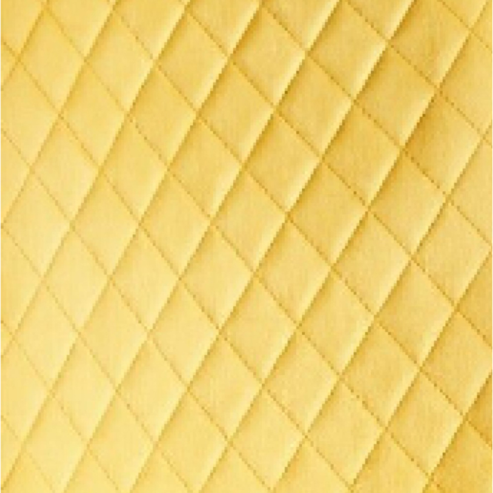 Lexi Set of 4 Yellow Velvet Fabric Dining Chairs Image 6