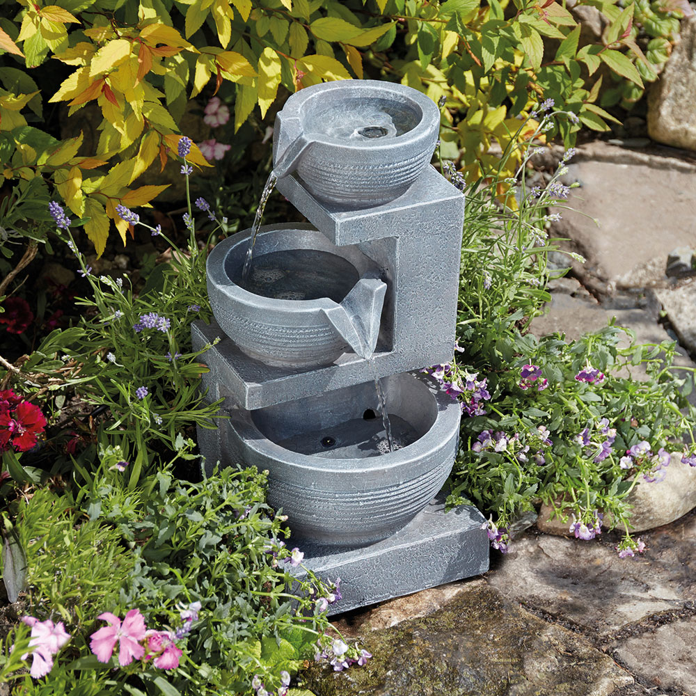 Garden Gear 3 Tier Bowl Water Feature Image 2