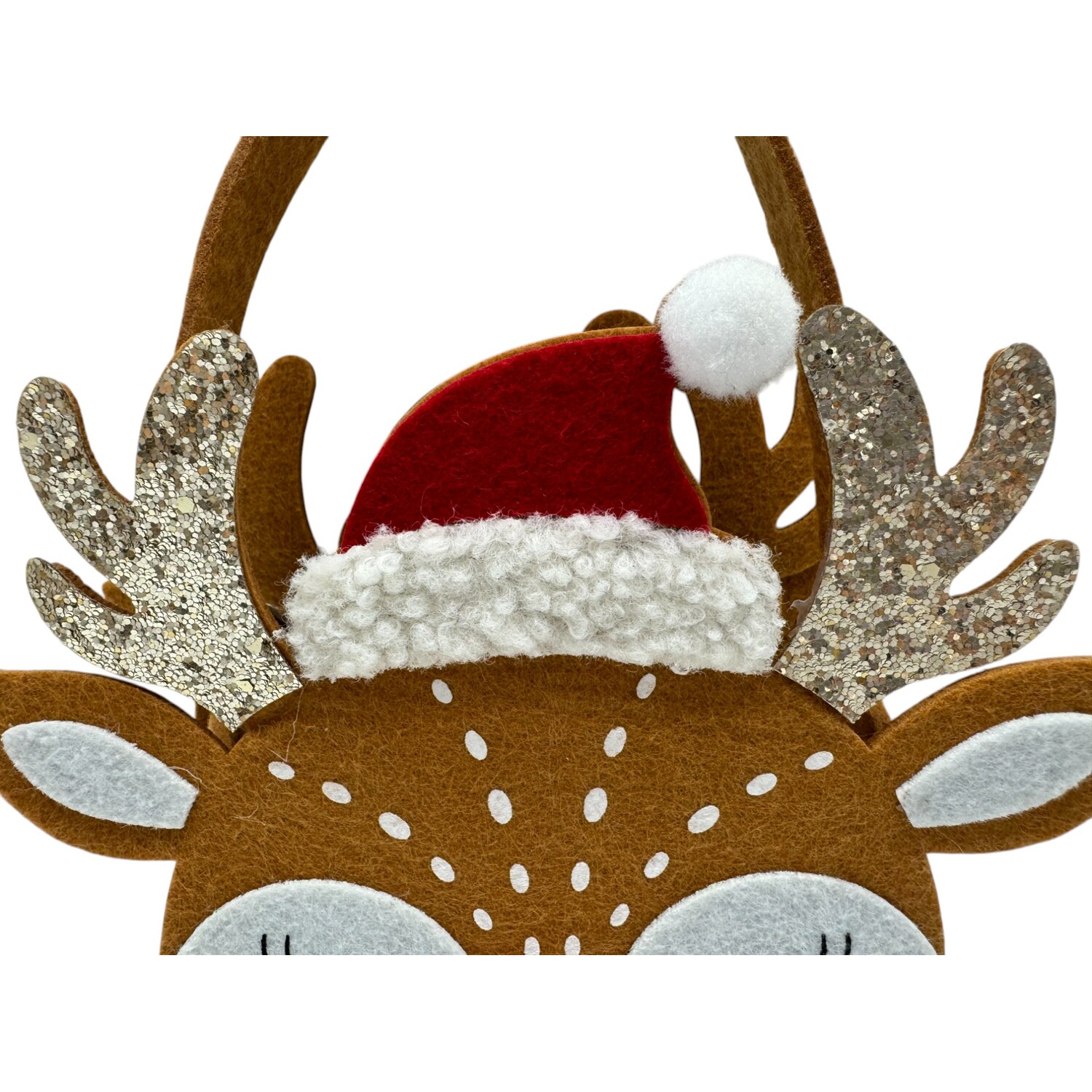 Felt Deer HandbagBrown Image 4