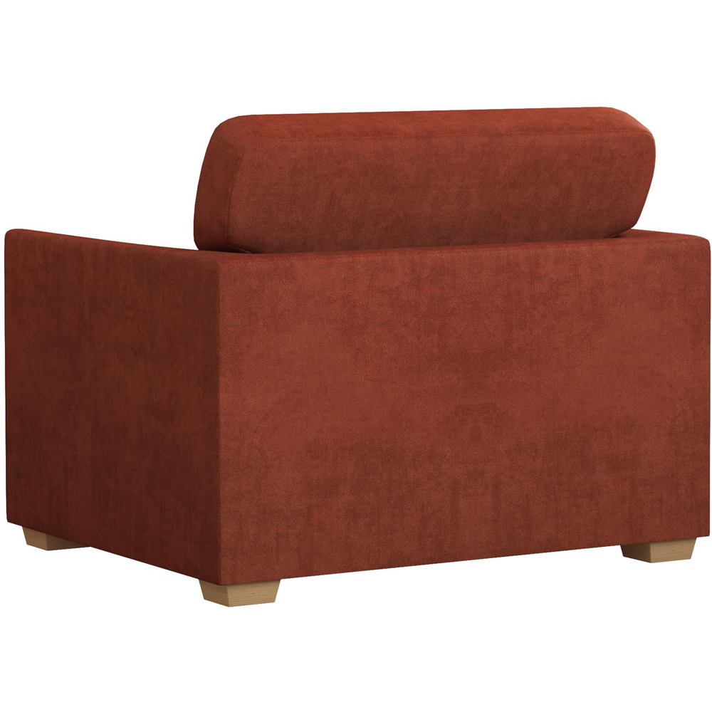 Modo Marmalade Plush Velvet Fixed Back Armchair Image 5