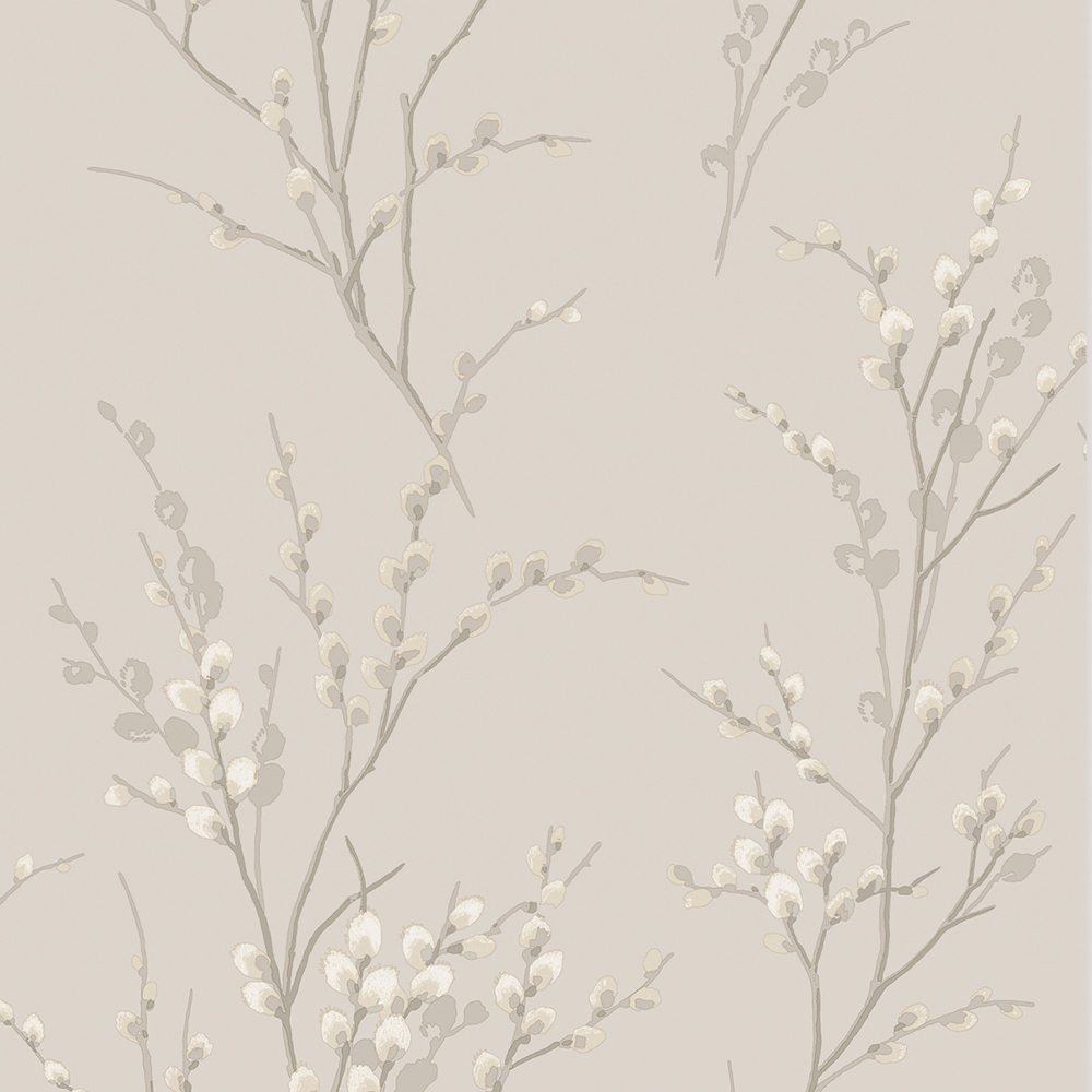 Laura Ashley Pussy Willow Dove Grey Wallpaper Image 1
