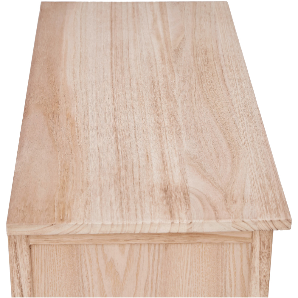 Portofino 5 Drawer Light Wood Chest of Drawers Image 7