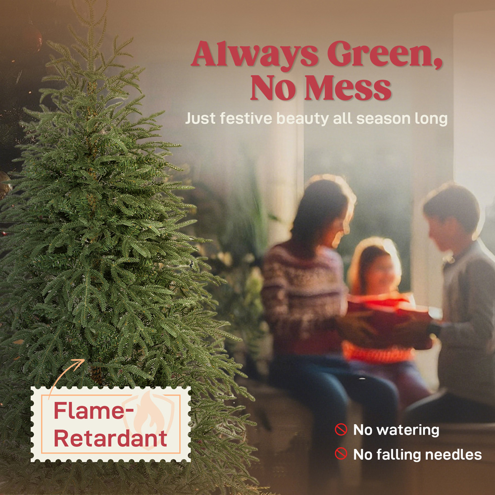 Everglow Full Spruce Artificial Christmas Tree 6ft Image 4