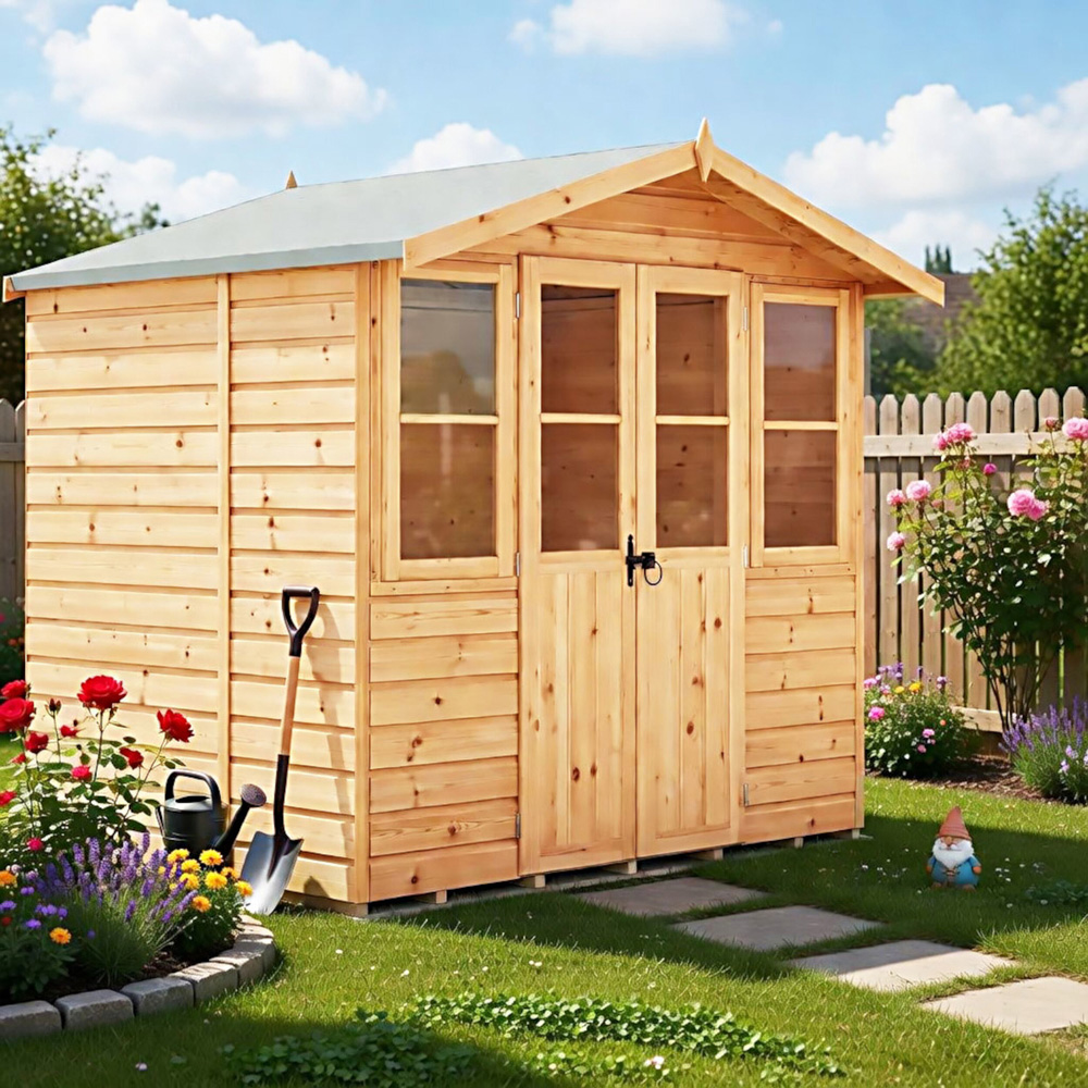 Shire Haddon 7 x 5ft Double Door Traditional Summerhouse Image 2