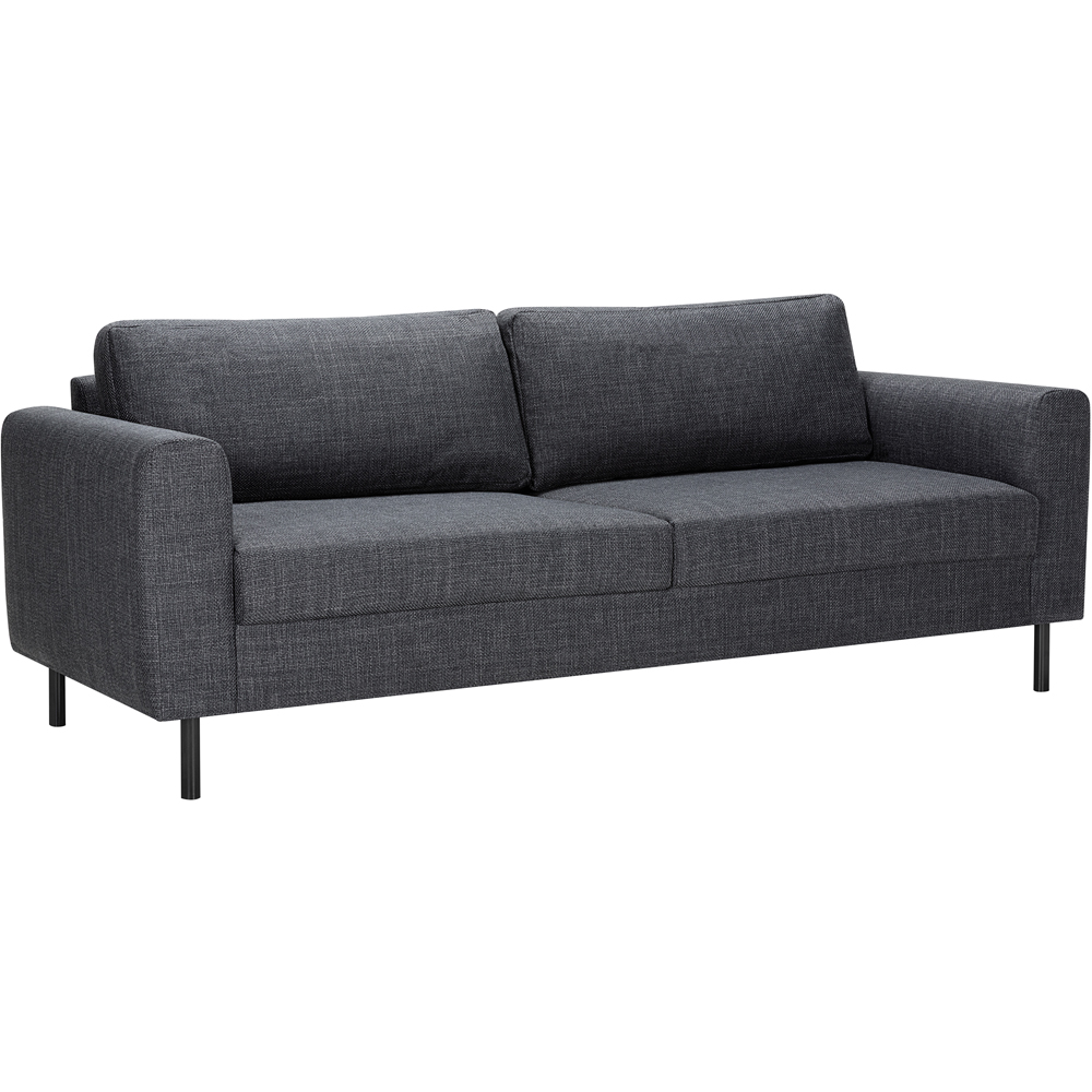Florence Omaha 6 Seater Dark Grey Fabric Sofa Set Image 2
