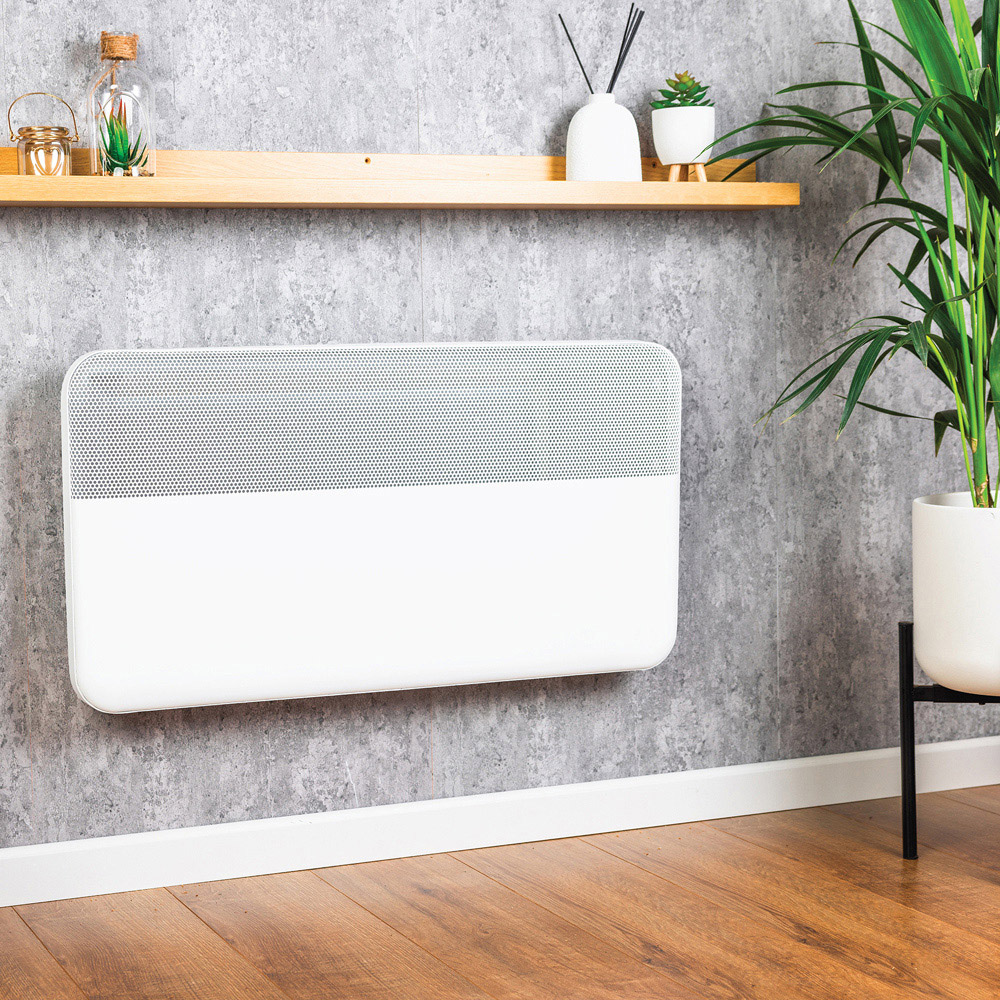 TCP White Electric Panel Wall Mounted and Free Standing Heater 2000W Image 2