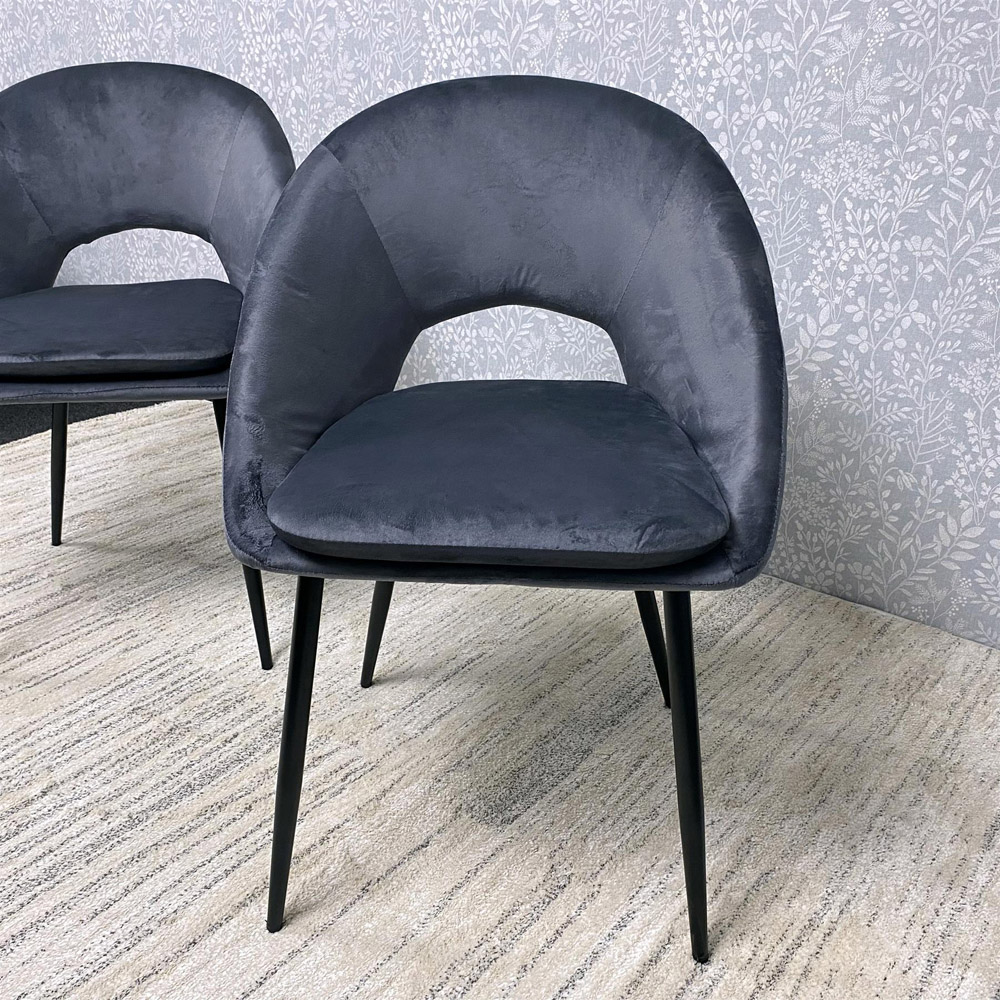 Kosy Koala 4 Seater Wooden Dining Set Grey Image 6