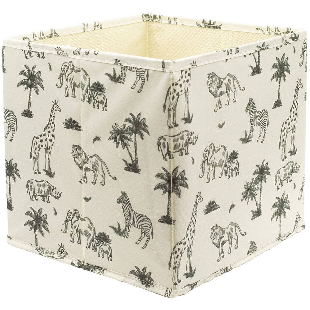 Homebase Safari Pattern Compact Cube Storage Insert 3 Pack Image 4