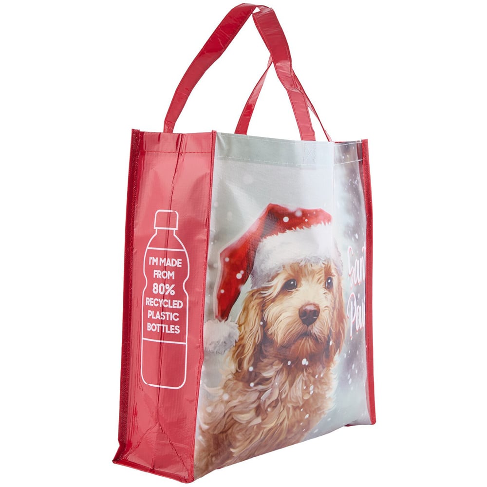 Assorted Santa Paws Shopper Bag Multicolour Image 3