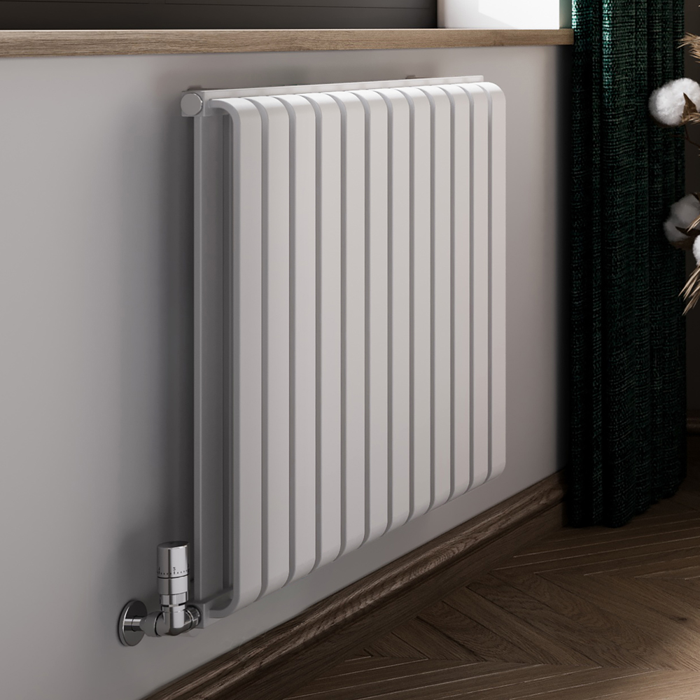 Terma Warp Room 2960 BTU Matt White Radiator 630 x 785mm Image 2