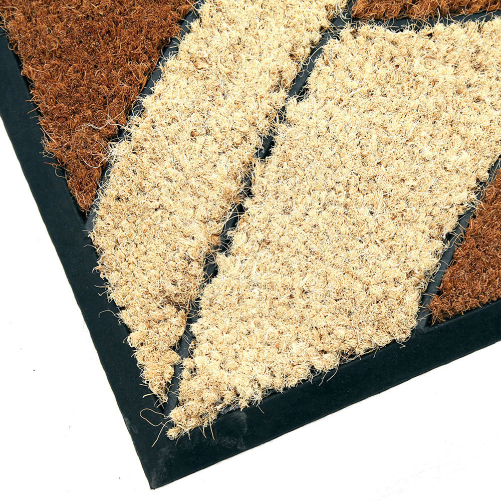 Coco & Coir Palm Cluster Coir Door Mat 45 x 75cm Image 2