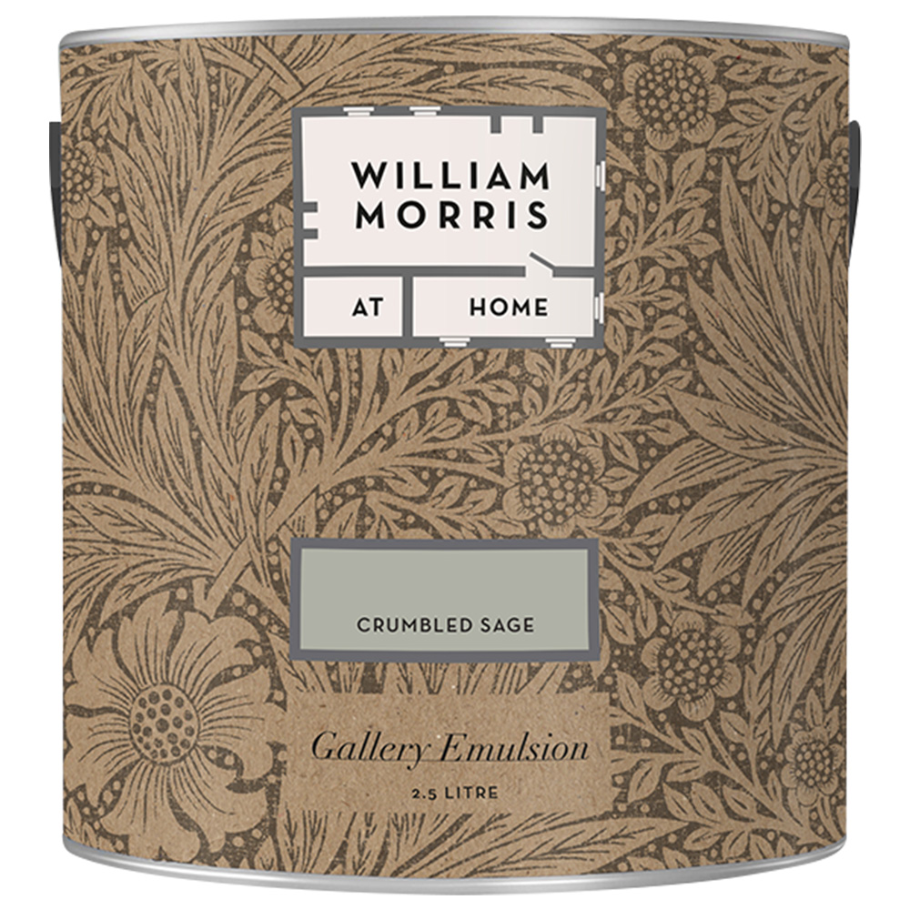 William Morris At Home Crumbled Sage Gallery Emulsion Paint 2.5L Image 2