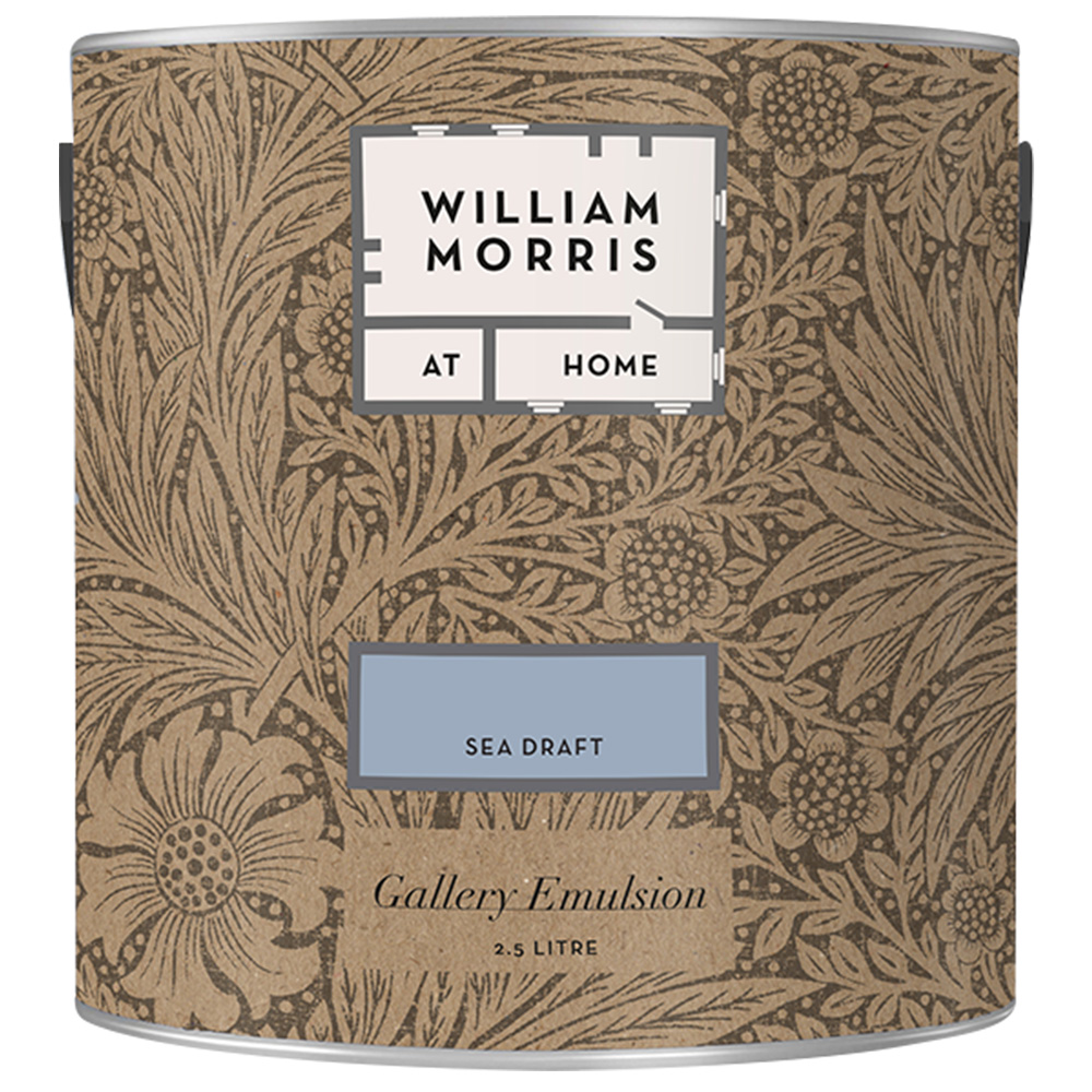 William Morris At Home Sea Draft Gallery Emulsion Paint 2.5L Image 2