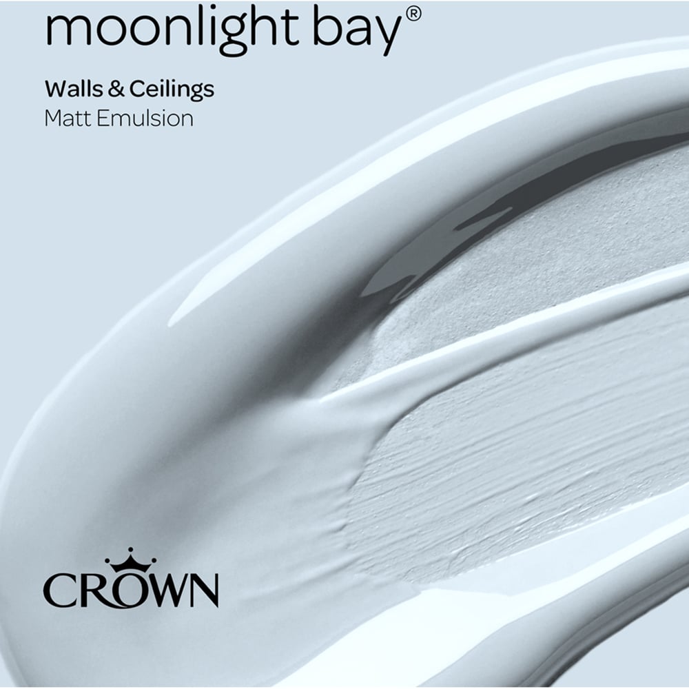 Crown Matt Breatheasy Moonlight Bay Emulsion Paint 2.5L Image 7