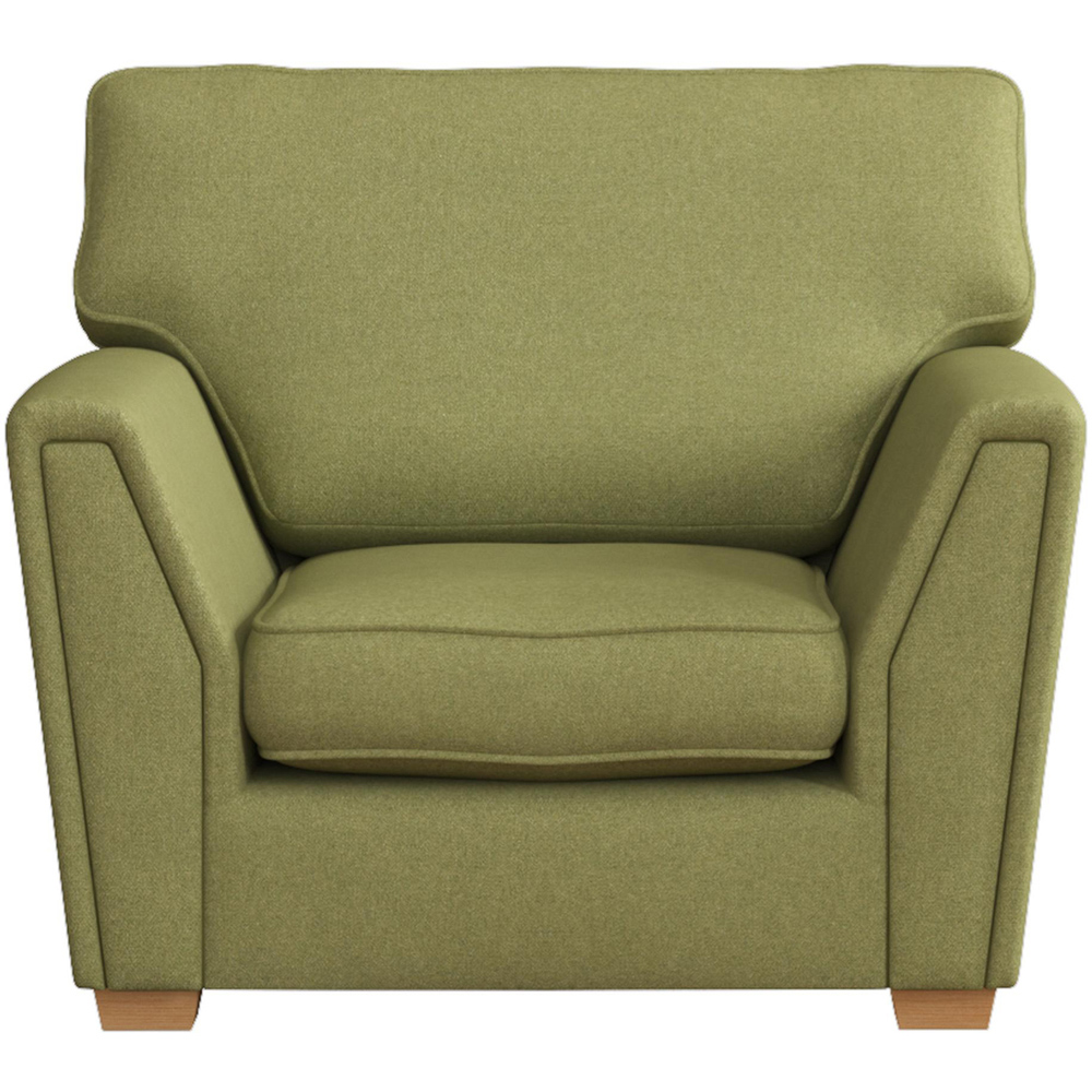 Wendleberry Venice Olive Fixed Back Armchair Image 2