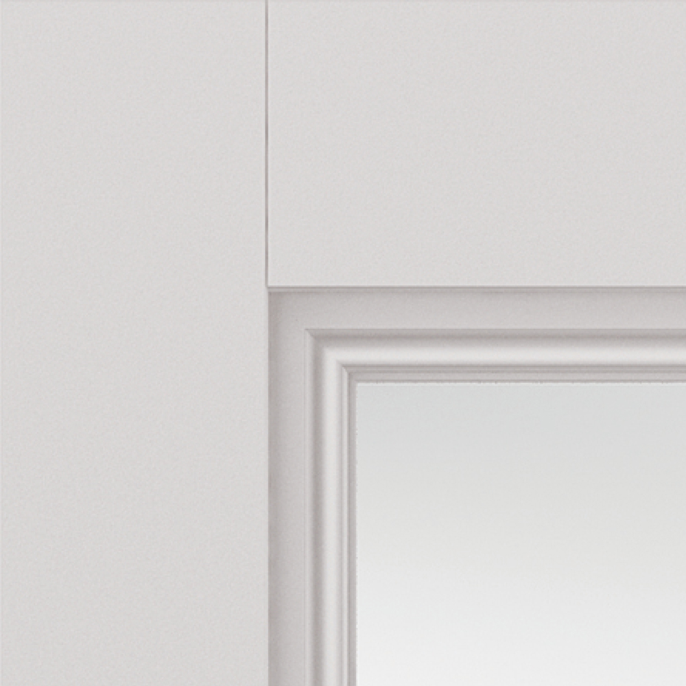 JB Kind Belton White Primed Glazed Internal Door 1981 x 686mm Image 3