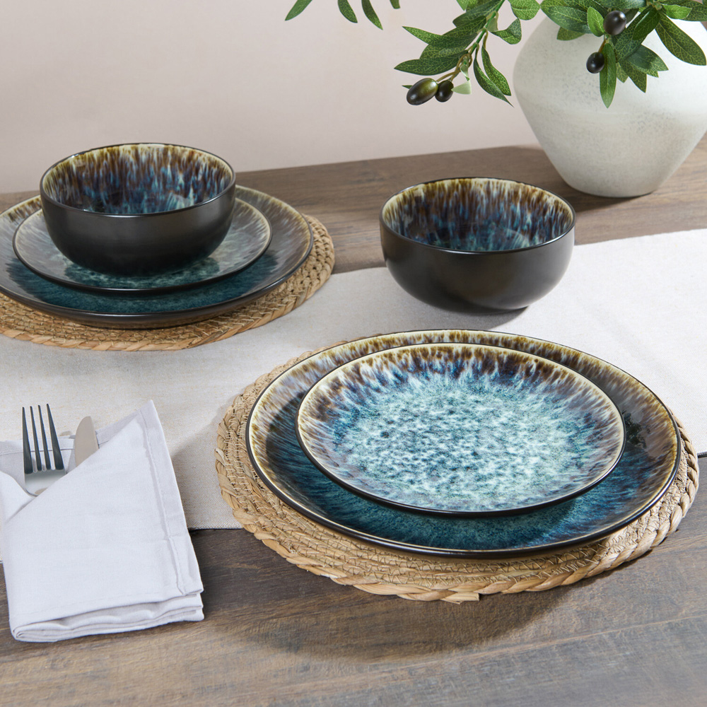 Aegean Reactive 12 Piece Dinner Set Image 3