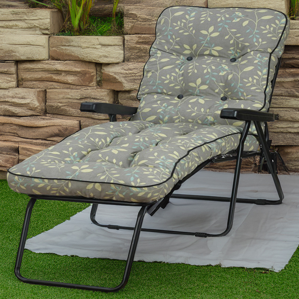 Glendale Deluxe Country Teal Lounger Image 1