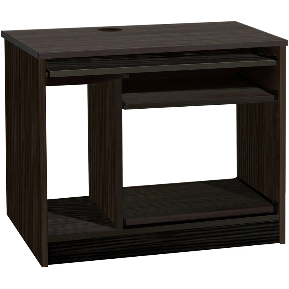 R White Cabinets Computer Desk Black Image 2