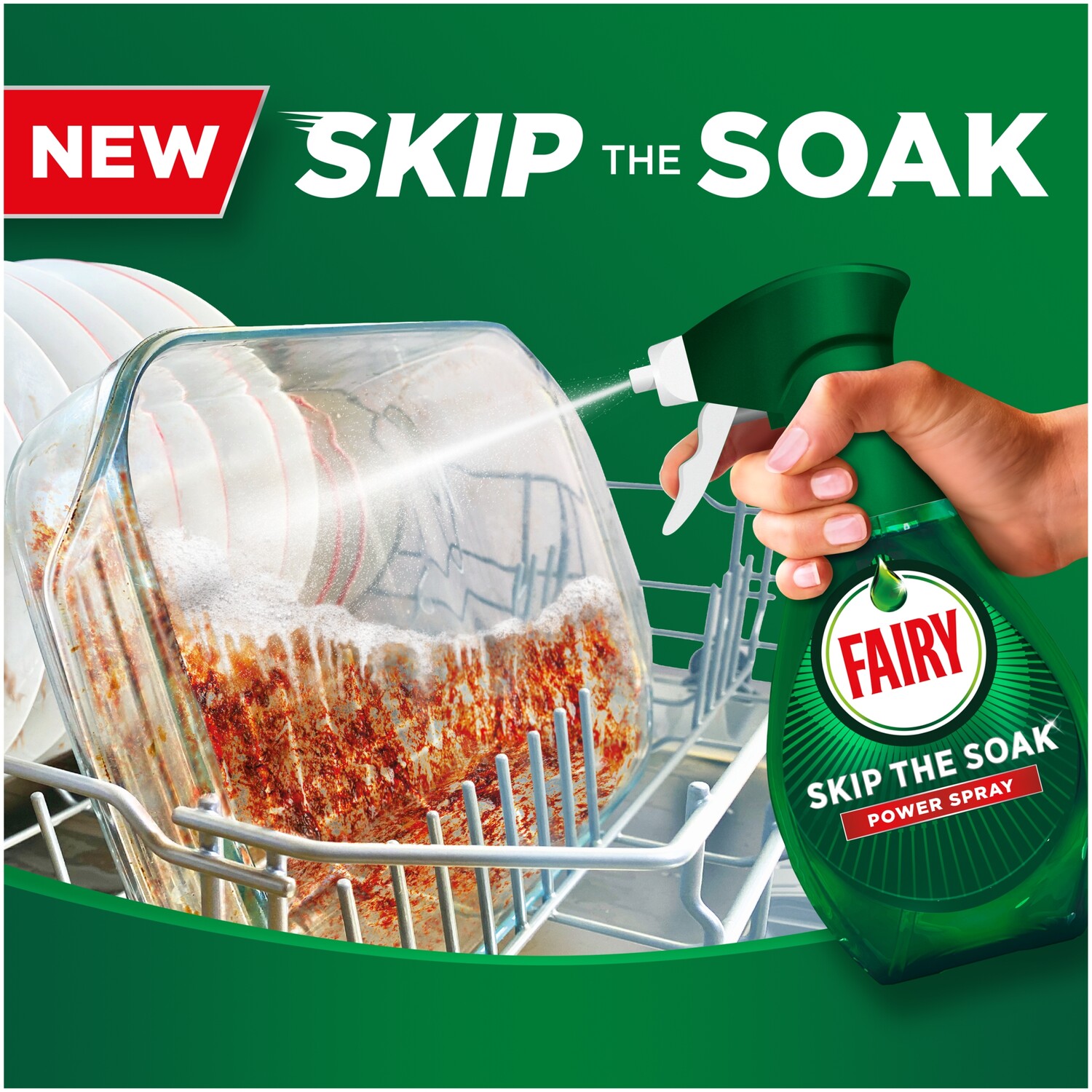Fairy Skip the Soak Power Spray Green / Fresh Image 2