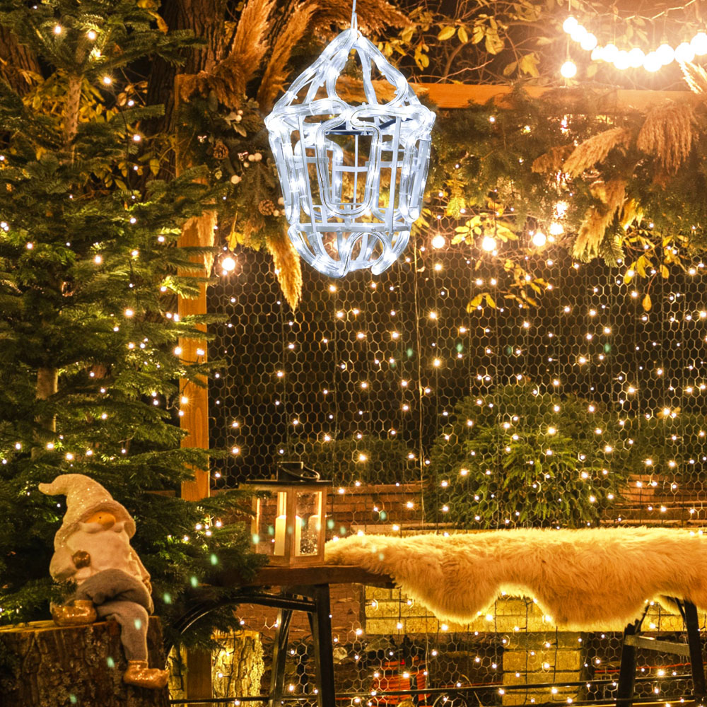 The Christmas Workshop 4m White Lantern Silhouette LED String Light Image 4