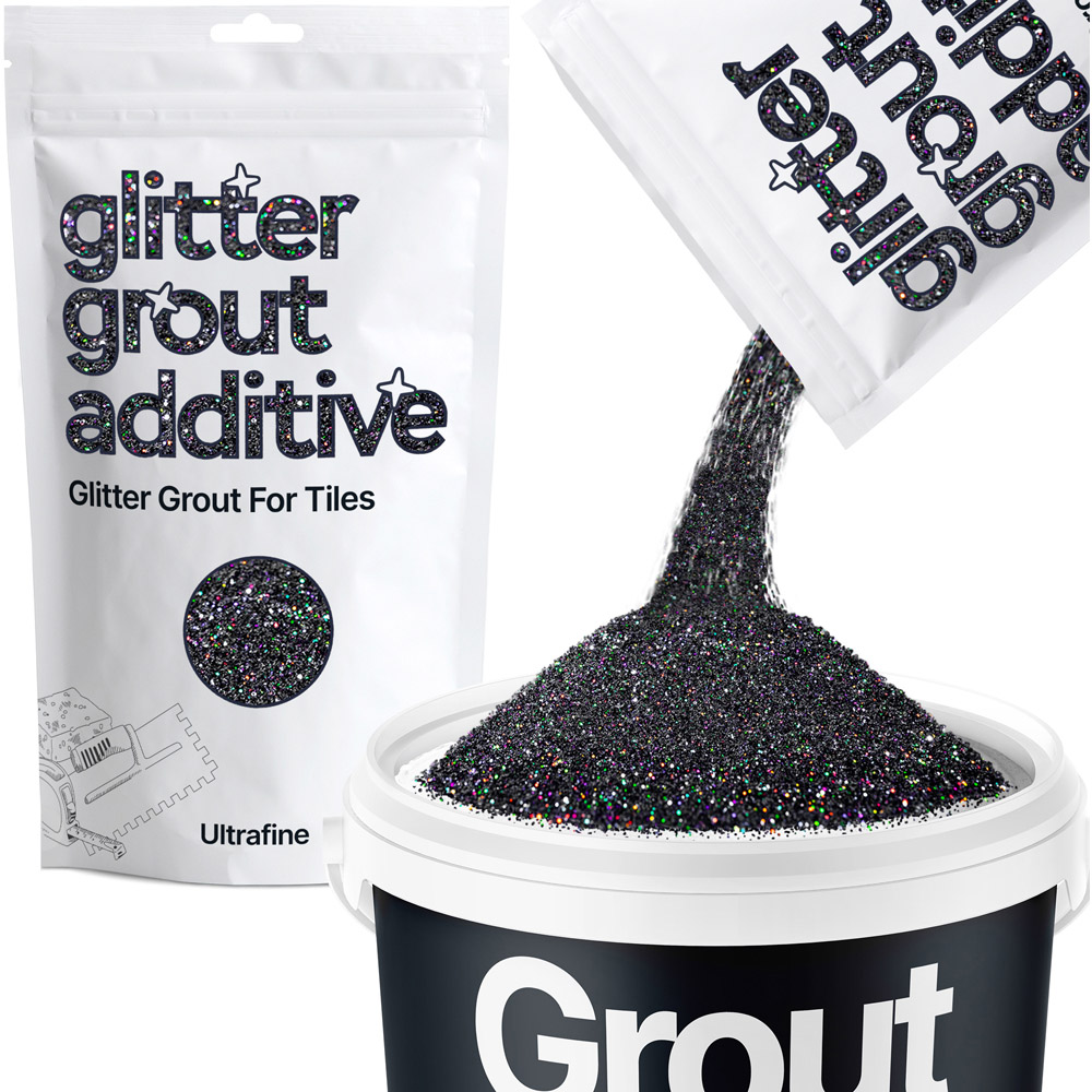 Hemway Glitter Black Ultrafine Tile Grout Additive 100g Image 2