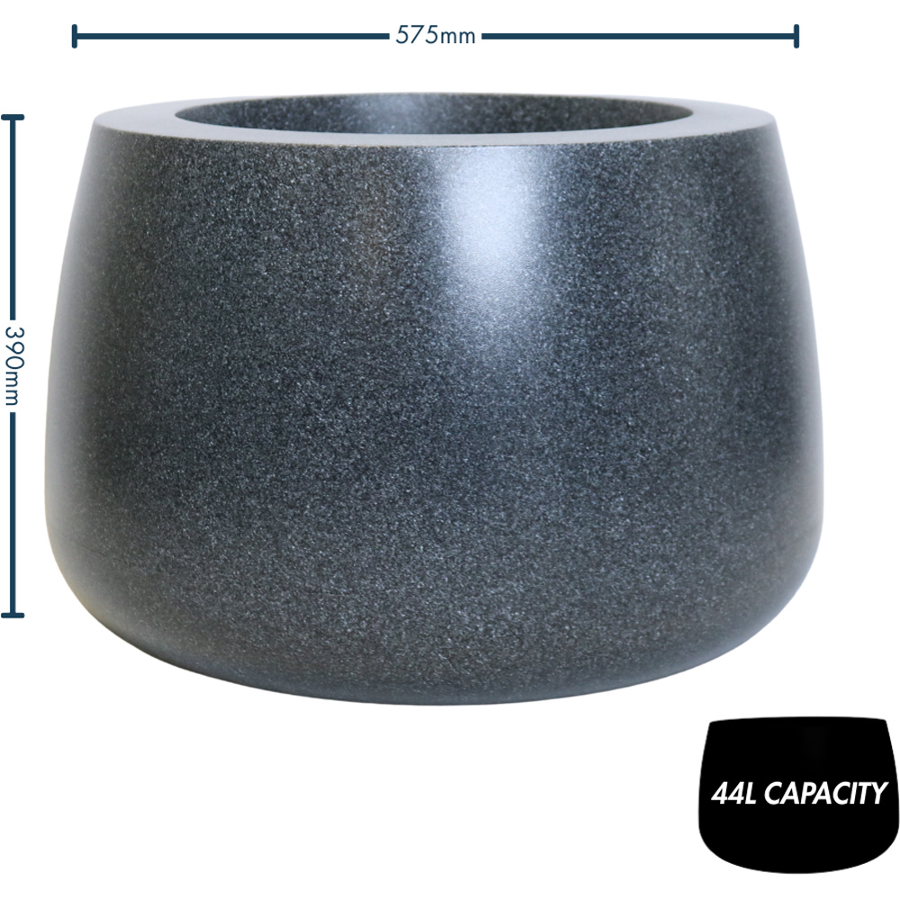 Trifibre Hardwick Granite Roto Moulded Planter 39 x 57cm Image 7