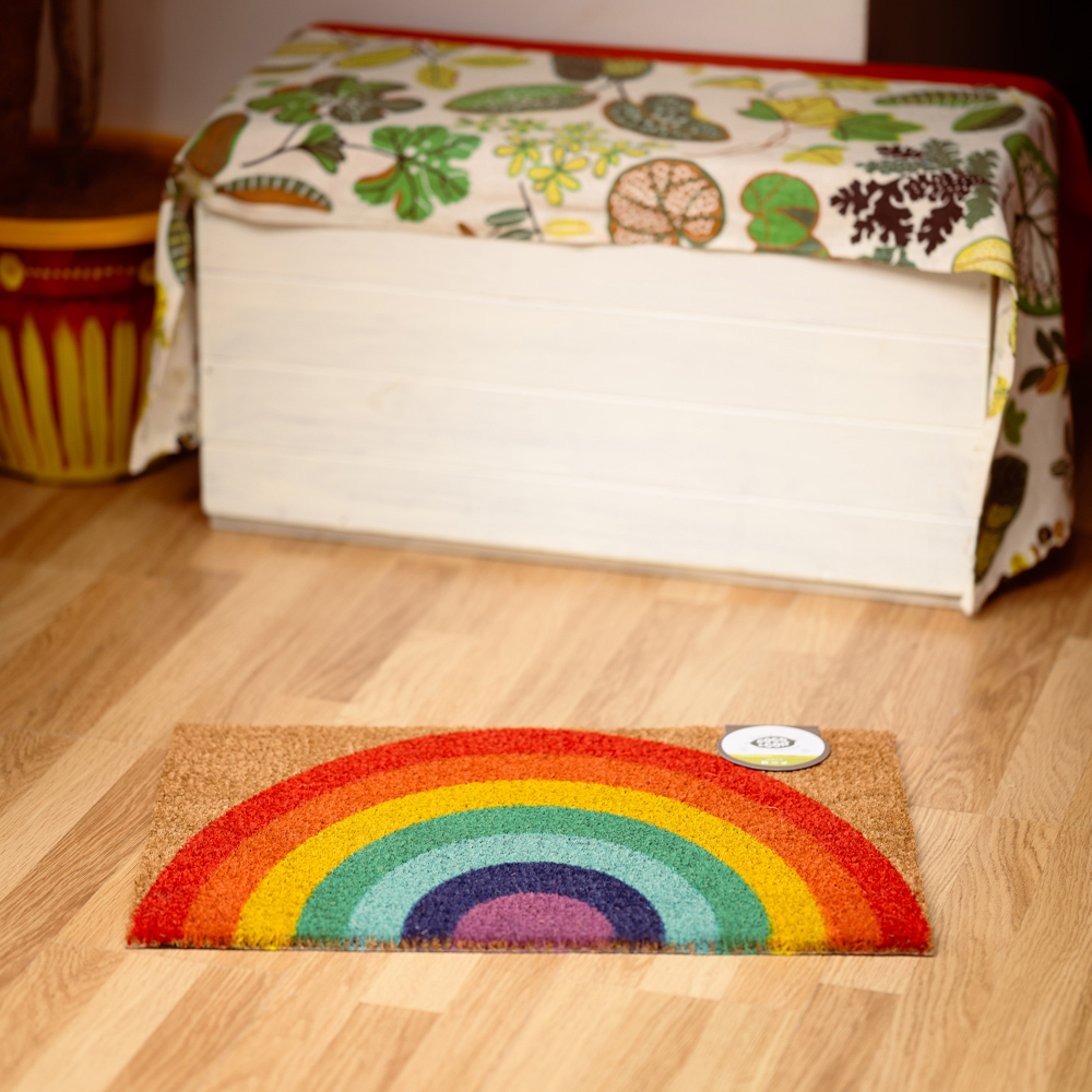 Coco & Coir The Rainbow Coir Door Mat 40 x 60cm Image 2