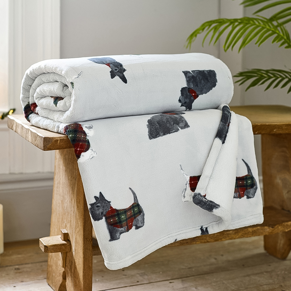 TLC Hattie Grey Throw 140 x 180cm Image 2