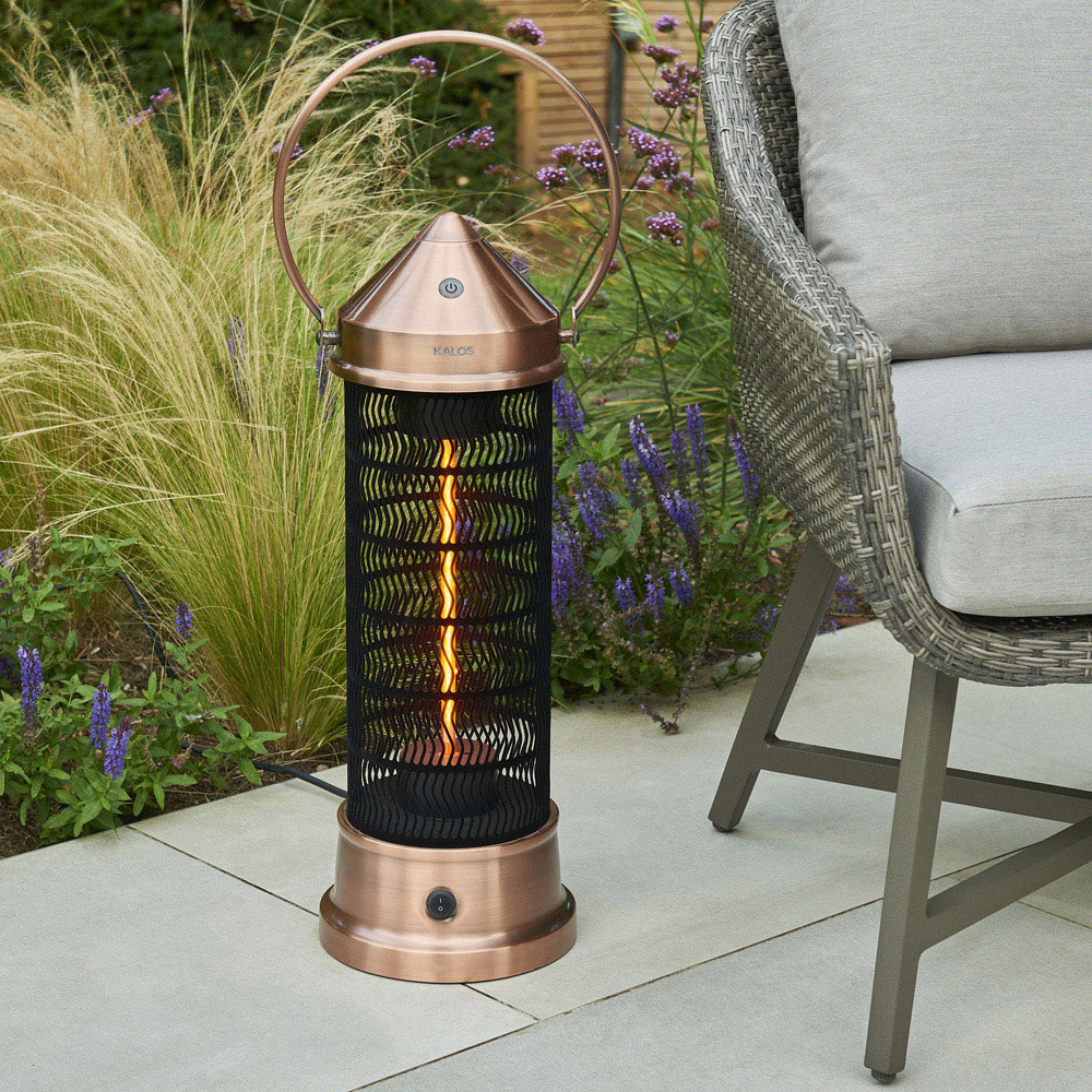 Kettler Copper Small Lantern Electric Heater 1500W Image 2