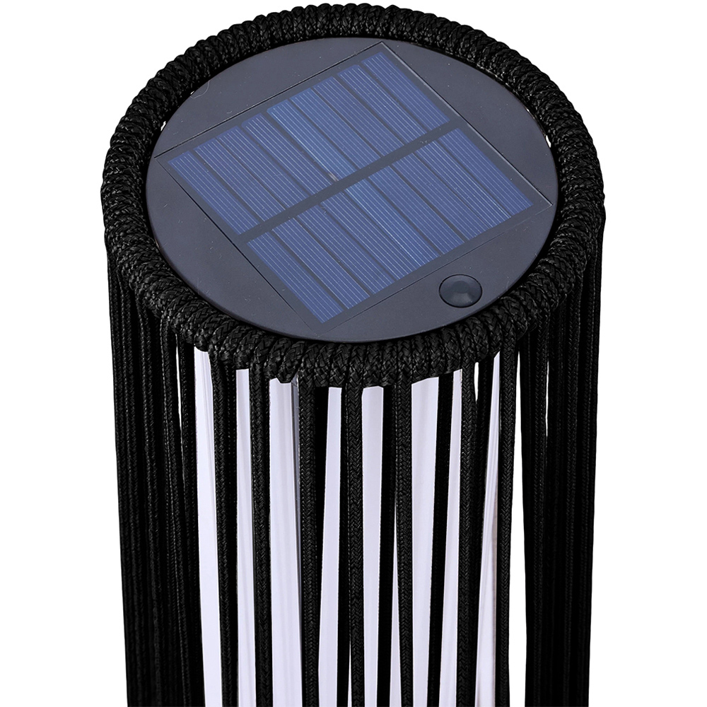 Living and Home Waterproof Solar LED Outdoor Floor Lamp Set of 2 Image 2