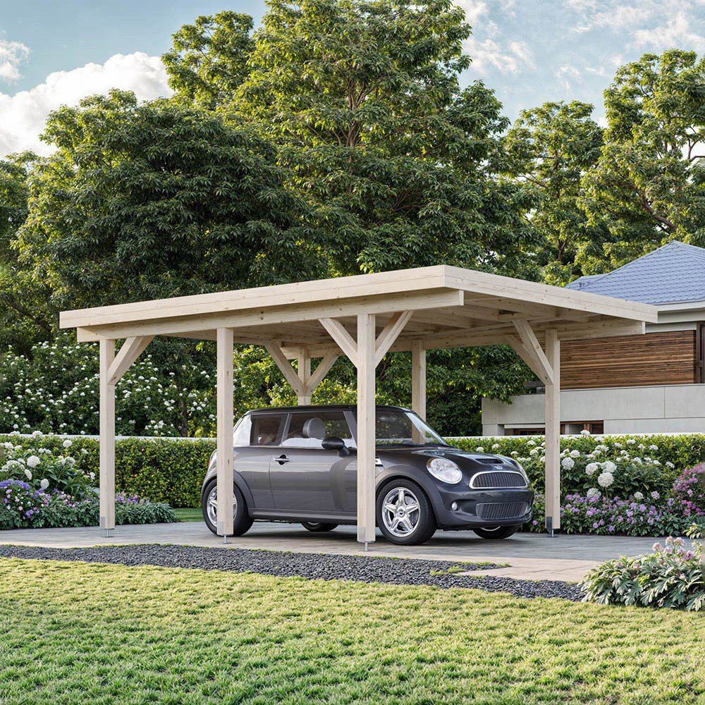 Palmako Karl Timber Carport 5.12 x 3.60m Image 2