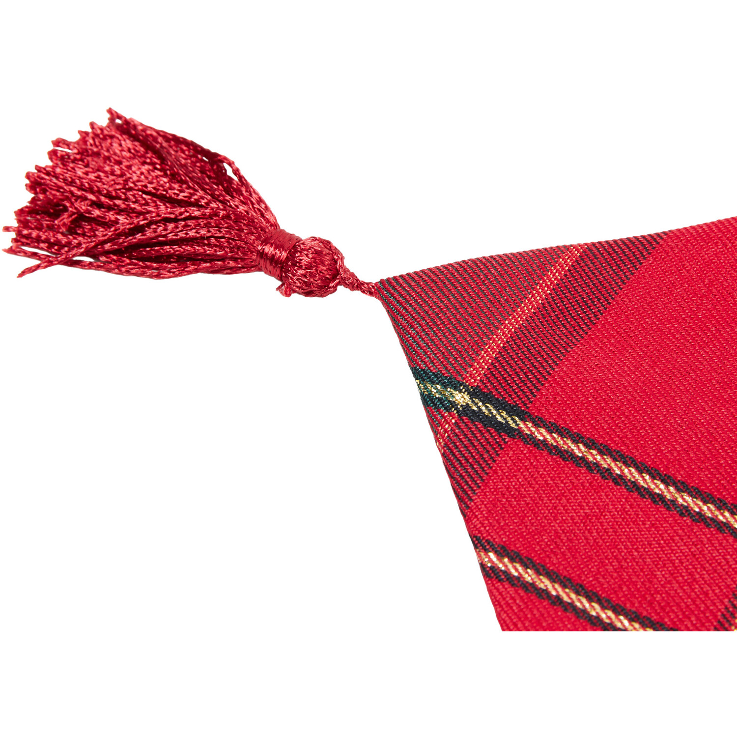 Traditional Tartan Table Runner - Red Image 3
