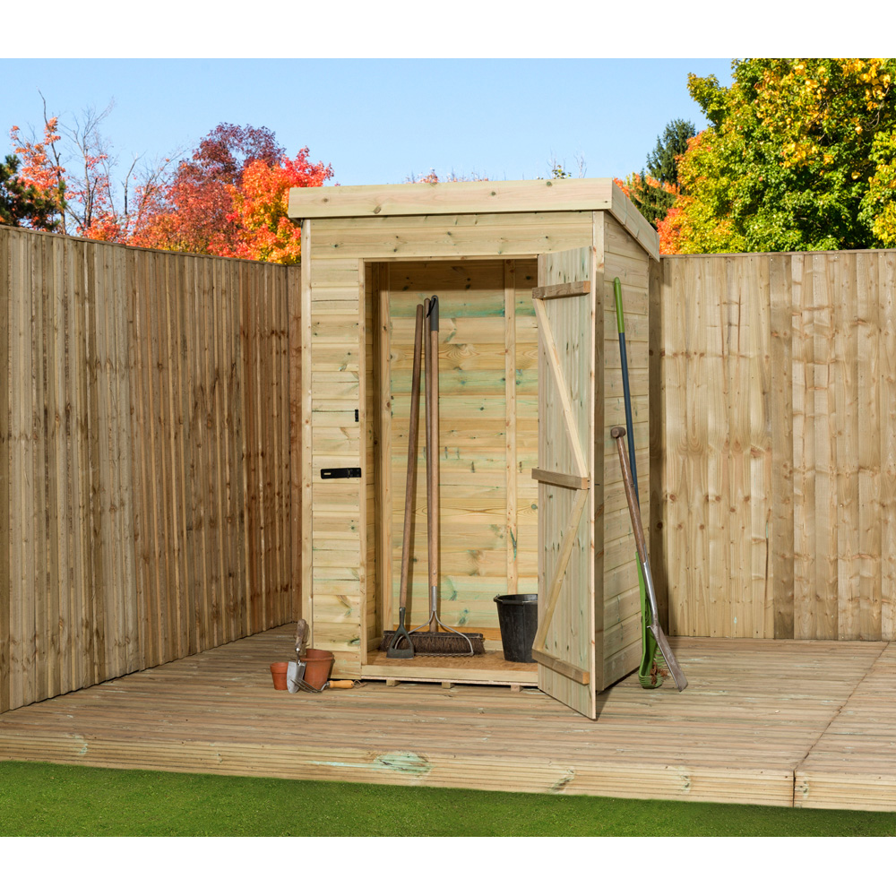 Empire Sheds 1000 4 x 3ft Tongue and Groove Pent Garden Shed Image 3