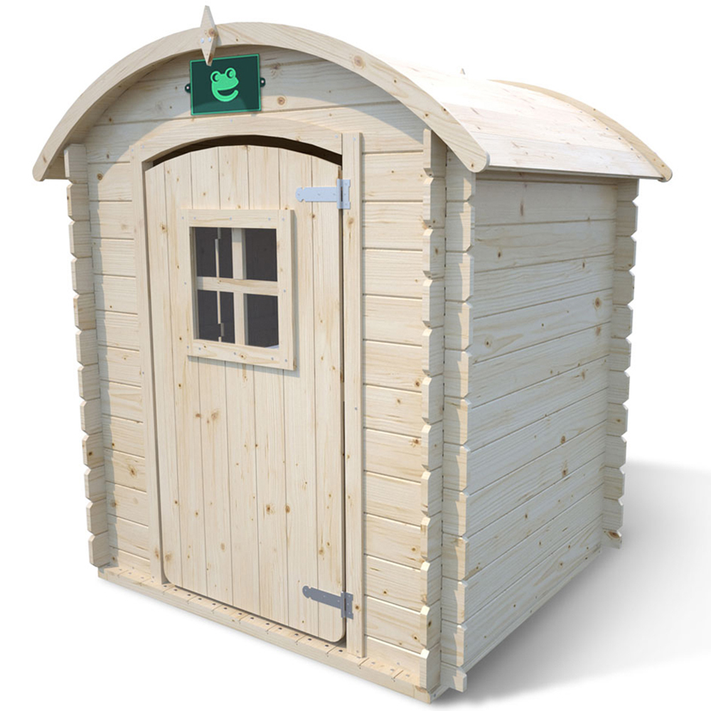 Soulet Patty 3 x 3ft Kids Wooden Glamping Playhouse Image 5