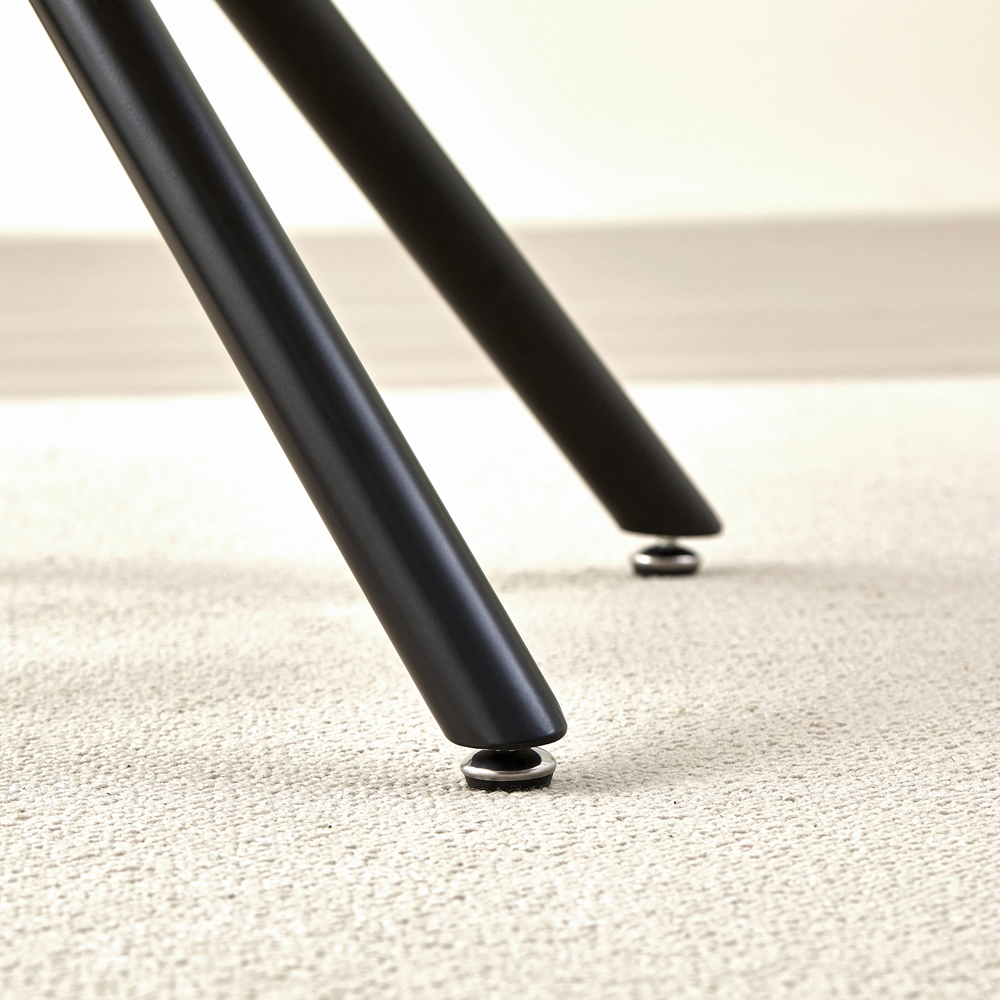 Indoor Living Seattle Amelia 4 Seater Round Dining Set Grey Image 3