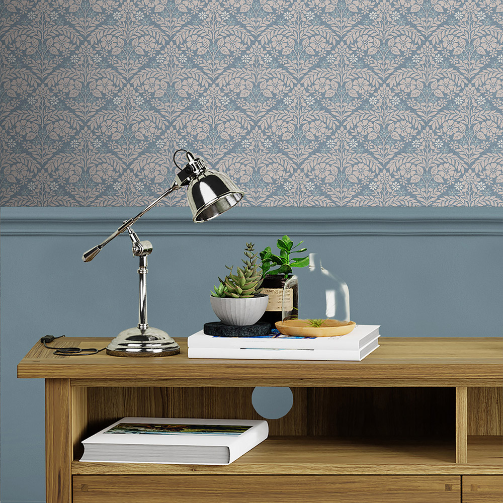 Laura Ashley Newport Blue Eggshell Paint 750ml Image 4